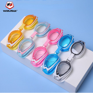 Kính bơi trẻ em WINMAX Cận thị Kính bơi chống sương mù Kính bơi trẻ em chống nước