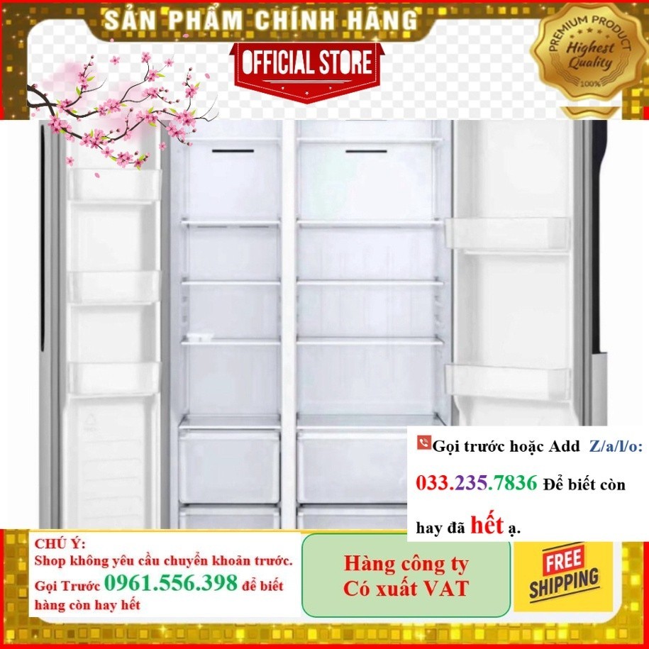 <Sale> GR-B256JDS - Tủ Lạnh LG Inverter 519 Lít B256JDS