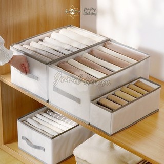 Hộp vải đựng quần áo chia ngăn khung PP  7-12 ngăn sắp xếp phân loại chất liệu thân thiện môi trường Grand Haven