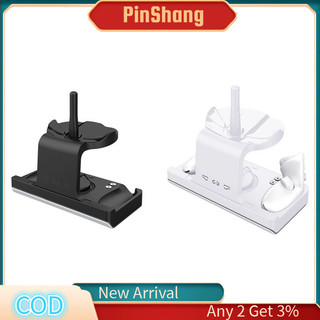 Trạm sạc PinShang Tai nghe VR Giá đỡ màn hình chiếu sáng RGB có đèn báo LED Tương thích với tai nghe Meta Quest 3