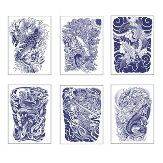 Nước ép Sắc Tố Thảo Dược Hình Xăm Miếng Dán Hình Xăm Tạm Thời Lâu Dài Chống Thấm Nước Body Art H5R9
