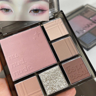 6 Màu Shimmer Matte Blush Eye Contour Palette Eye Shadow Palette Shimmer Matte Eye Shadow Palette Blush Palette Trang điểm