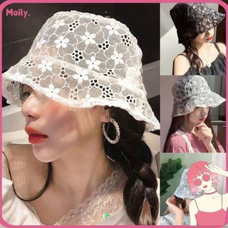 Nón Tai Bèo Phối Ren Thời Trang Hàn Quốc Cho Nữ
