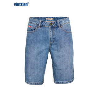 Quần Short Jeans VIETTIEN SMART CASUAL phom REGULAR vải Jean Cotton - 6S8408CRY/SJD1