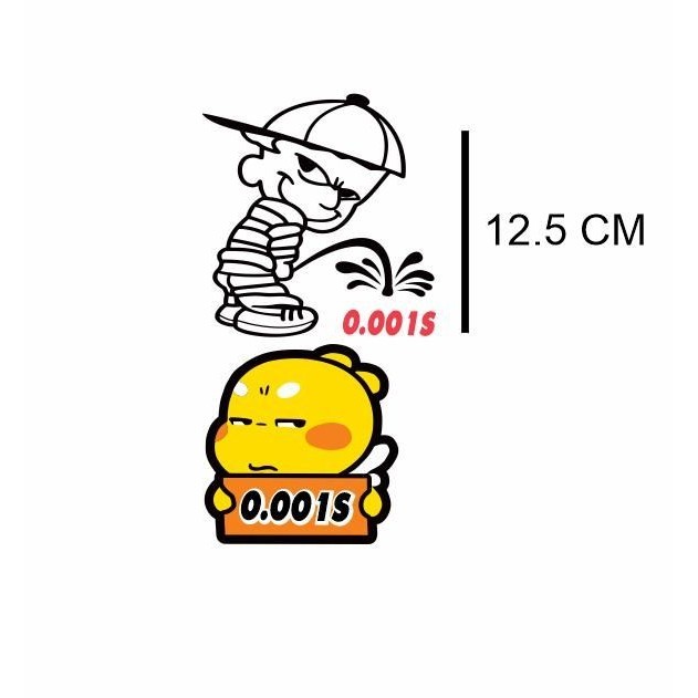 Tem decal logo dán bình xăng Nhãn Dán Sticker