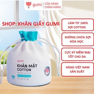 Khăn mặt khô Gumi chính hãng dùng 1 lần lau khô, lau ướt. Khăn lau mặt dùng một lần Cực kì an toàn vệ sinh