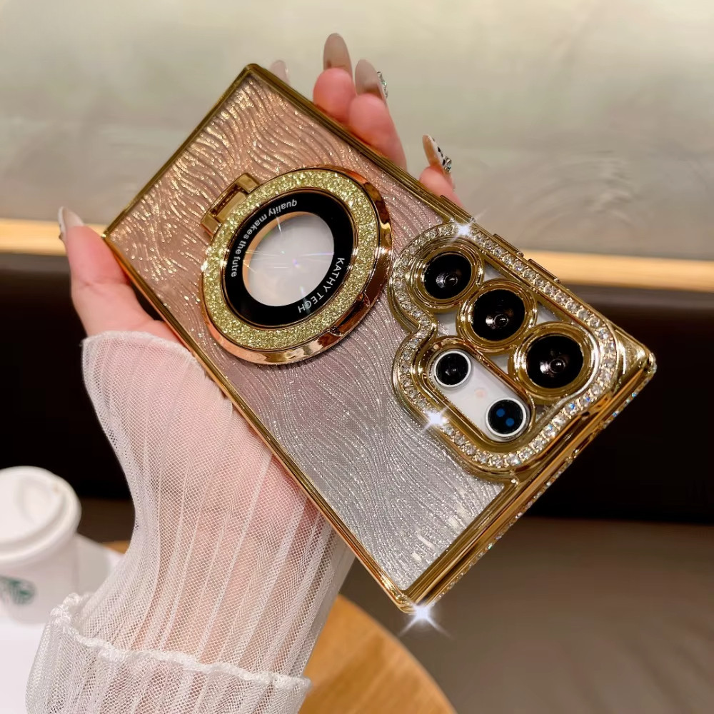 Ốp lưng kim cương lấp lánh có giá đỡ