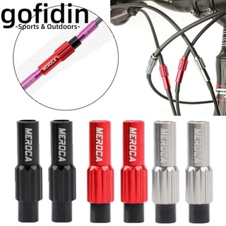 gofidin 2 đầu nối dây cáp phanh xe đạp Mtb điều chỉnh được 3 màu sắc kèm ốc vít điều chỉnh được chất lượng cao