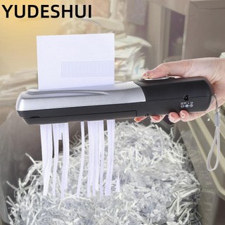 YUDESHUI Máy hủy tài liệu USB cầm tay Dụng cụ cắt tài liệu giấy cầm tay Máy hủy tài liệu văn phòng Máy hủy giấy tại nhà