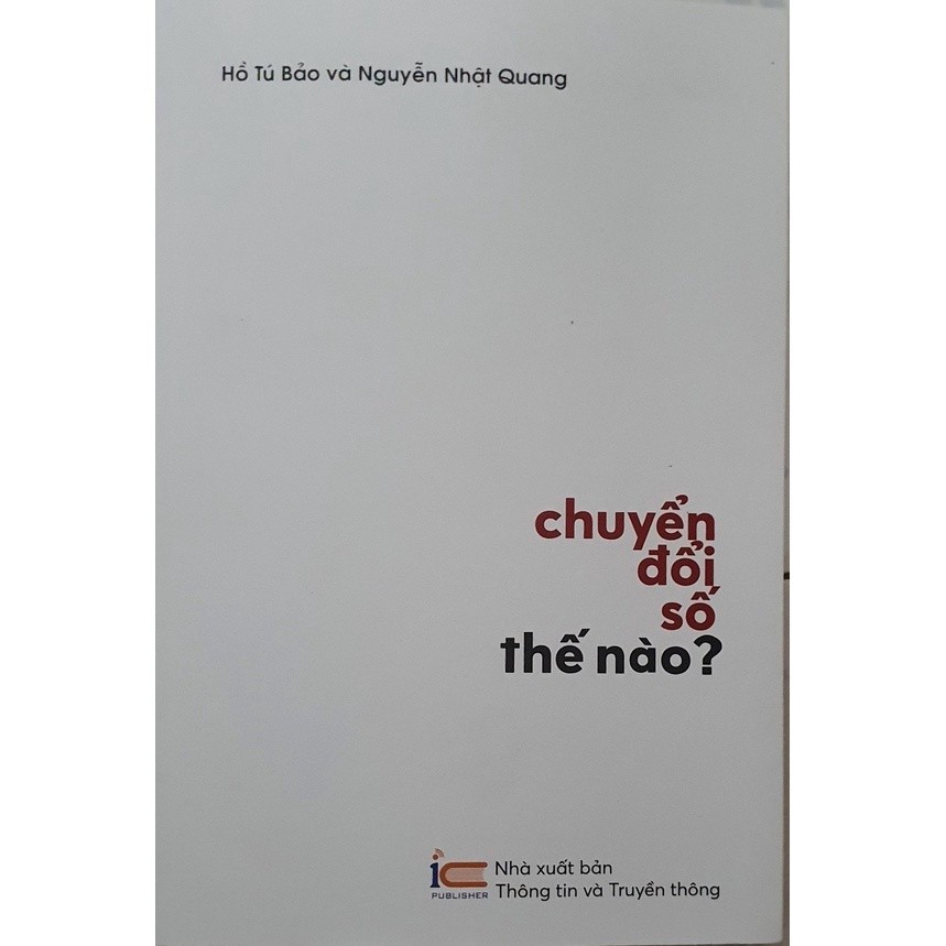 Sách - Chuyển Đổi Số thế Nào ? ( XBTT)