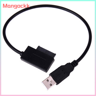 Usb sang 7 + 6 13pin mỏng sata / ide cd dvd rom bộ chuyển đổi cáp ổ đĩa quang Tốt