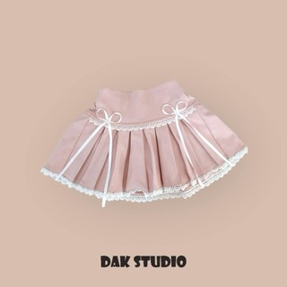 Váy phối ren đính nơ DAK STUDIO