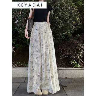 KEYADAI quần ống rộng Quần Túi Hộp Thời trang Fashion chic fashionable WGK24208CO 8Z240222
