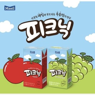 Nước ép Trái cây Hàn Quốc Maeil hộp 200 ml, nước ép trái cây Picnic