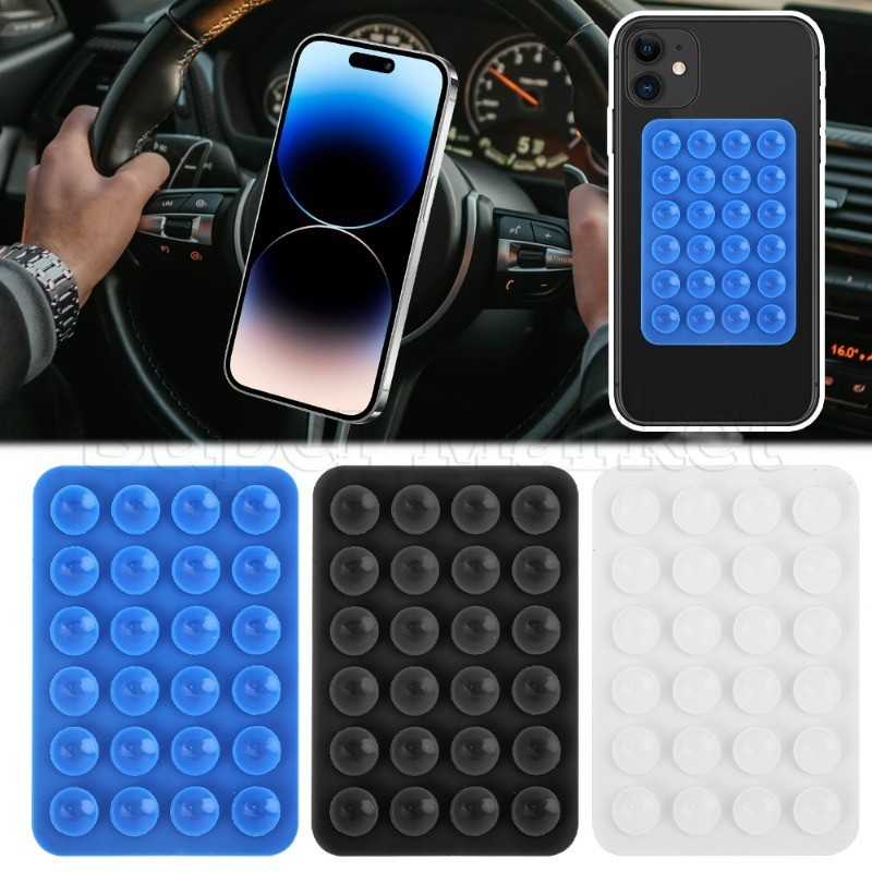 Giá đỡ điện thoại hút silicon - Giá đỡ điện thoại dính - Giá đỡ phụ kiện điện thoại rảnh tay - Cốc hút silicon dày - Cốc hút hành lý máy tính bảng điện thoại di động