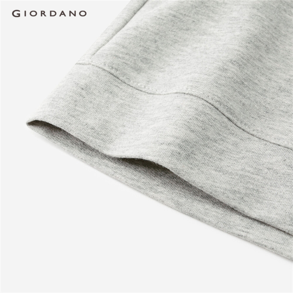 GIORDANO WOMEN Elastic waist loose cotton shorts 13403242