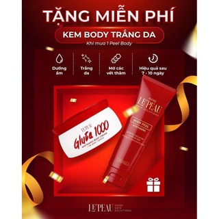 Peel body ,nách retinol trắng da mờ thâm, dưỡng trắng Tuýp 150gr -Chính hãng LEPEAU