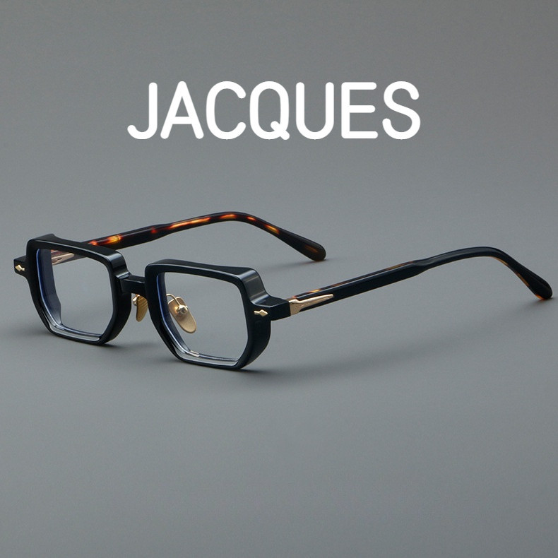 [Kính TOTU] Kính sợi Acetate Kính khung kim loại Kính Acetate Khung kính Retro 5803 Lắp ráp kiểu dán