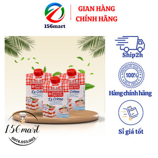 Kem Whipping Cream Paysan Breton làm kem tranh trí bánh 200ml