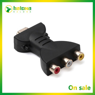 Bộ chuyển đổi âm thanh Video Hdmi mạ vàng Halo sang 3 Rgb / rca Bộ chuyển đổi âm thanh tín hiệu kỹ thuật số Av Bộ chuyển đổi thành phần