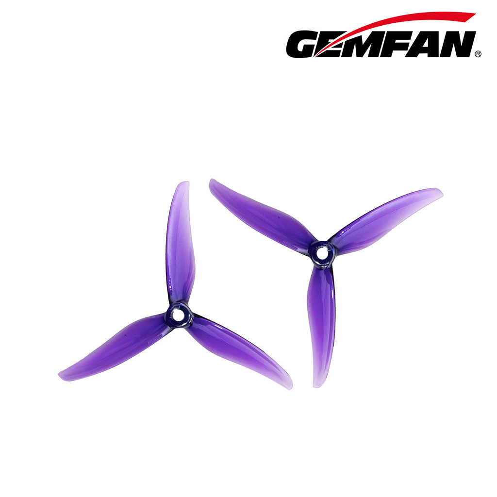Gemfan 2 Cặp Gemfan Fury-5131.0 Cánh Quạt 5inch 3 Cánh CW CCW Đạo Cụ Cho FPV RC Đồ Chơi Máy Bay Đua 