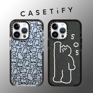 Casetify Line Cat Bear Long lanh TPU Vỏ điện thoại cho iPhone 15 Pro Max 14 ProMax plus 13 12Pro 12PM 11 Vỏ điện thoại chống sốc viền mềm Vỏ bảo vệ điện thoại di động