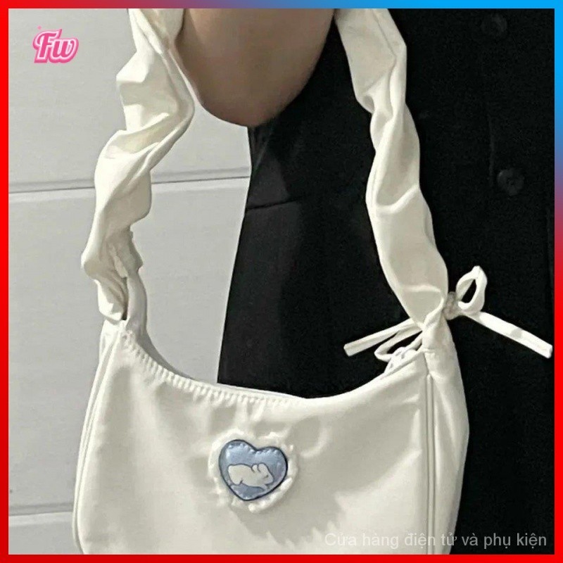 Túi kẹp nách 2022 thời trang túi dây rút thiết kế thỏ dễ thương cho phụ nữ