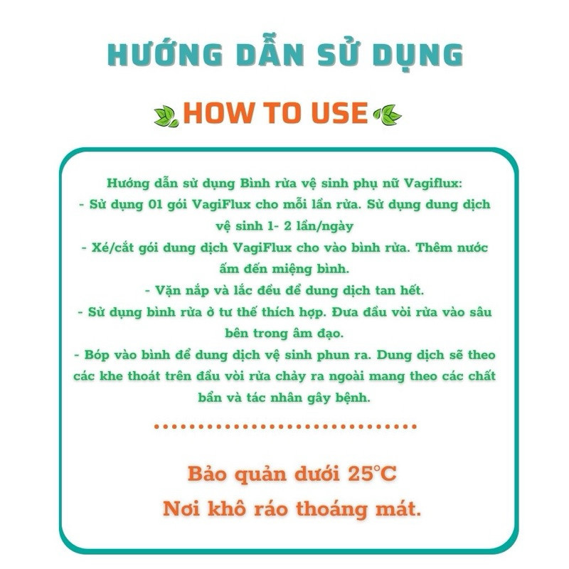 ( Tặng bàn chải) Bình rửa âm đạo Vagiflux 1 bình xịt và 10 ống dung dịch, dung dịch vệ sinh rửa phụ khoa