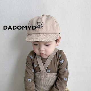 DADOMYD bóng chày trẻ em LUOYAO, Mũ chống nắng phong cách Hàn Quốc 5-24 tháng, Mũ Cotton trơn màu trơn thông thường Mũ trùm đầu mềm cho trẻ mới biết đi