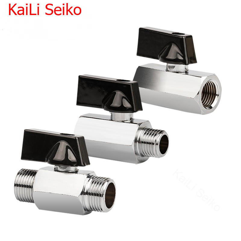 1 / 2 "1 / 4" 3 / 8 "1 / 8" Van bi Mini Vít Cắm Van khí nén Công tắc van bi Mini nhỏ Van thủ công Mi