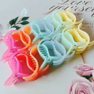 [ 1 cái ] Kẹp Tóc Càng Cua 5 Răng Bầu Pastel Siêu Chắc
