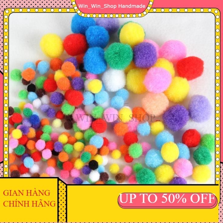 Bịch 10 hạt pompom