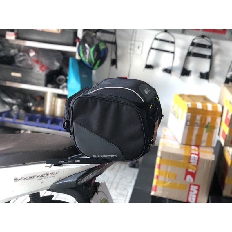 Túi Baga Sau TLB23 Dung Tích 23L - Khoá Gài Nhanh Kiểu Tanklock Cho Yên Sau - Đồ Phượt Store