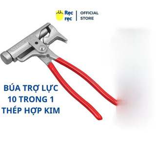 Rẹc Rẹc - Búa Đóng Đinh Đa Năng 10 Trong 1 Kiêm Kìm Giữ, Rút Đinh