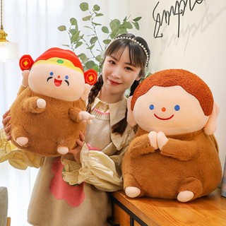 Gấu bông dễ thương, thần tiên cá heo, Thần tài, Phật biến thành đồ chơi sang trọng capybara, búp bê dễ thương, búp bê Phật