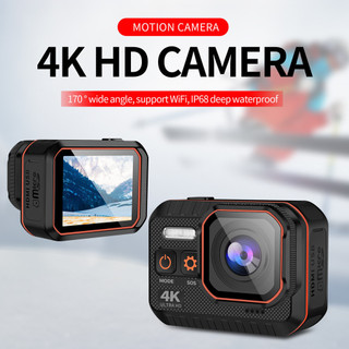 Camera lặn hành động Máy trần giống như GoPro Chống nước cho cam tắc cơ thể - Camera thể thao độ phân giải cao 4K mới chuyên nghiệp
