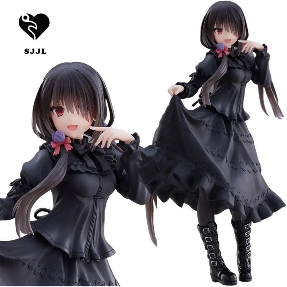Sjjl Kurumi Tokisaki Hình Bộ Sưu Tập 20cm Nhân Vật Hành Động Đầm Đen Anime Hình Trang Trí Xe Kurumi 