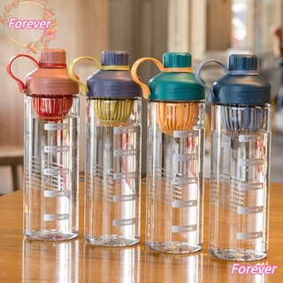 Bình nước thể thao màu trong suốt 650ml