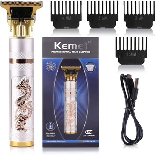 Tông Đơ Chấn Viền Khắc Hình Rồng Kemei Km 762