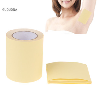 Guouqna 20 tờ / 1 Cuộn Nách Ngăn Ngừa Mồ Hôi Miếng Lót Nách Khô Chống Mồ Hôi Miếng Dán BASL