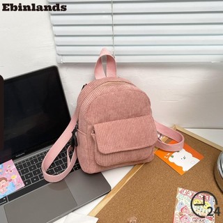 Einlands Ba Lô dacron mini Màu Trơn Siêu Nhẹ Nhiều Túi Thời Trang
