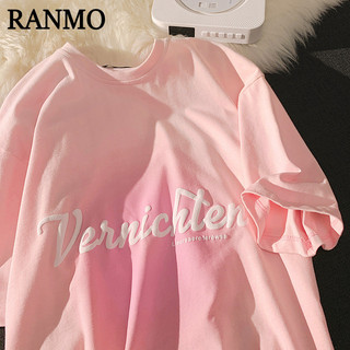 RANMO áo phông áo thun nữ croptop baby tee Casual hàn quốc Cute Xu hướng WTX24404EP 14Z240403