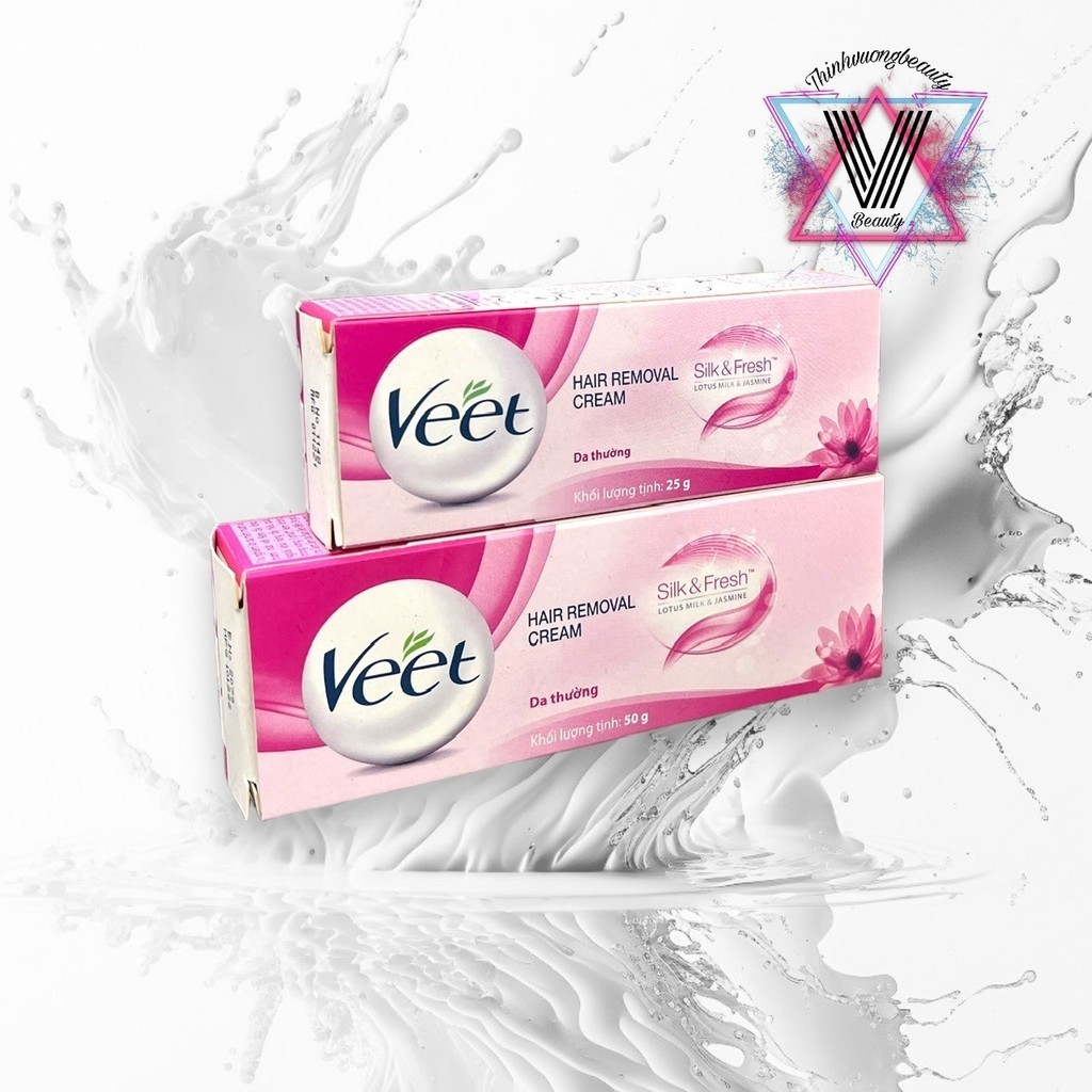 Kem tẩy lông Veet Silk & Fresh 25 và 50gram