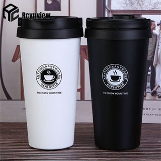 500ml Bình Giữ Nhiệt Cà Phê Trà Cốc Hai Lớp Thép Không Gỉ Hút Chân Không Cách Nhiệt Kim Loại Bình Giữ Nhiệt Thể Thao Ngoài Trời Bình Nước