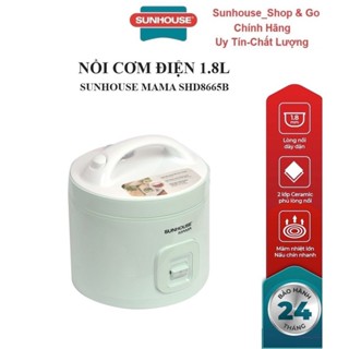 Nồi cơm điện 1.8l sunhouse mama shd8665b - bảo hành chính hãng 24 tháng