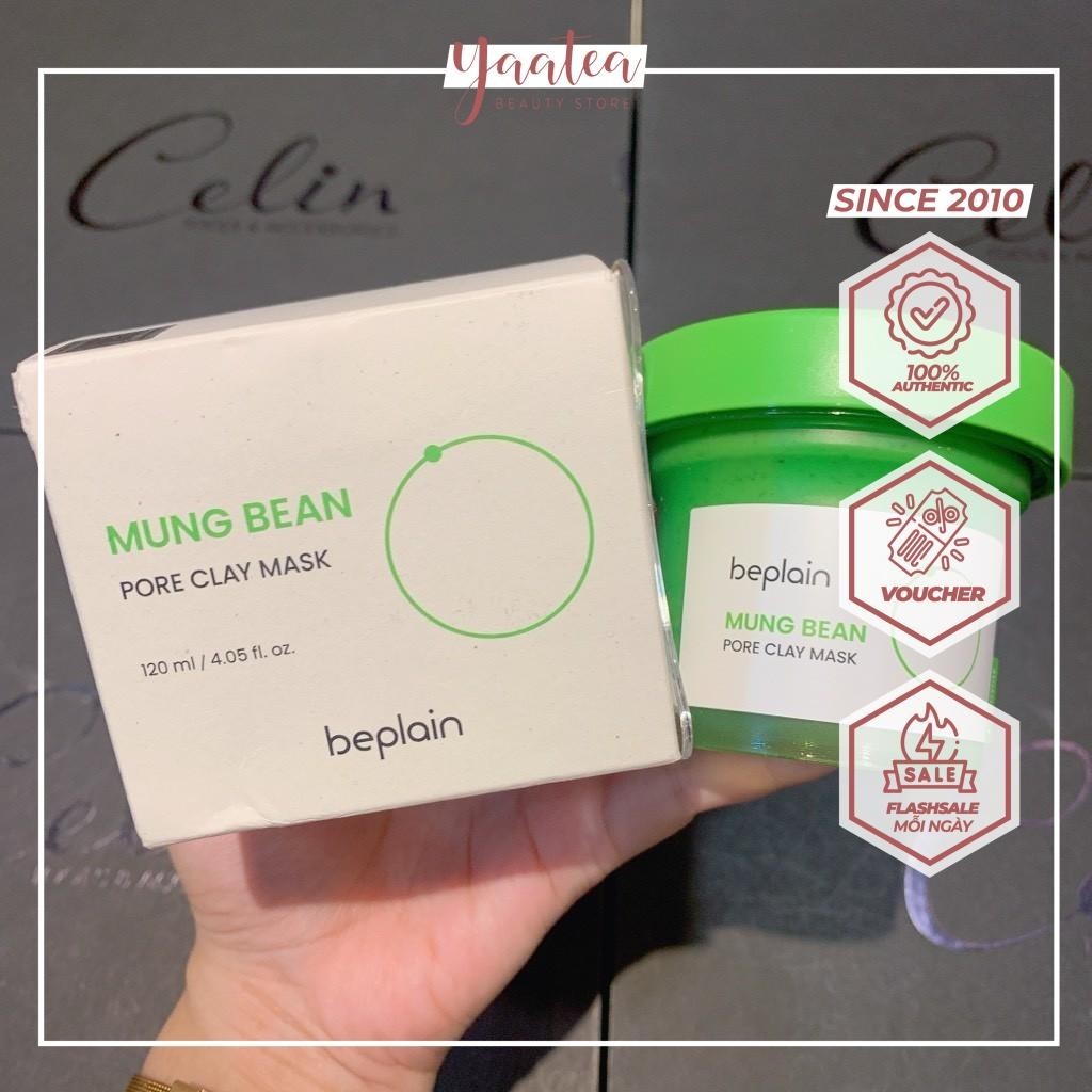 [Công Ty] Mặt Nạ Đất Sét Mung Bean Beplain Pore Clay Mask 120ml