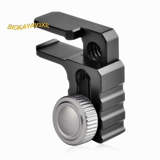 Kẹp cáp lồng máy ảnh hợp kim nhôm màu đen cho sony a7 a72 a73 a7r4 a6000 a6300 a6400 lồng phát hành nhanh tấm l khóa cố định tương thích hdmi
