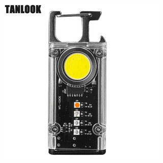Tanlook Đèn làm việc ngoài trời từ tính mạnh đèn pin móc khóa đèn mini lõi đèn kiểm tra ánh sáng tím đa chức năng