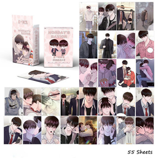 55 Chiếc Truyện Tranh Hàn Quốc Lomo Card Codename Anastasia, Pearlboy, Họa Sĩ Đêm, Nightby The Water, Cây Flash Laser Photocard, BL Comics Bưu Thiếp