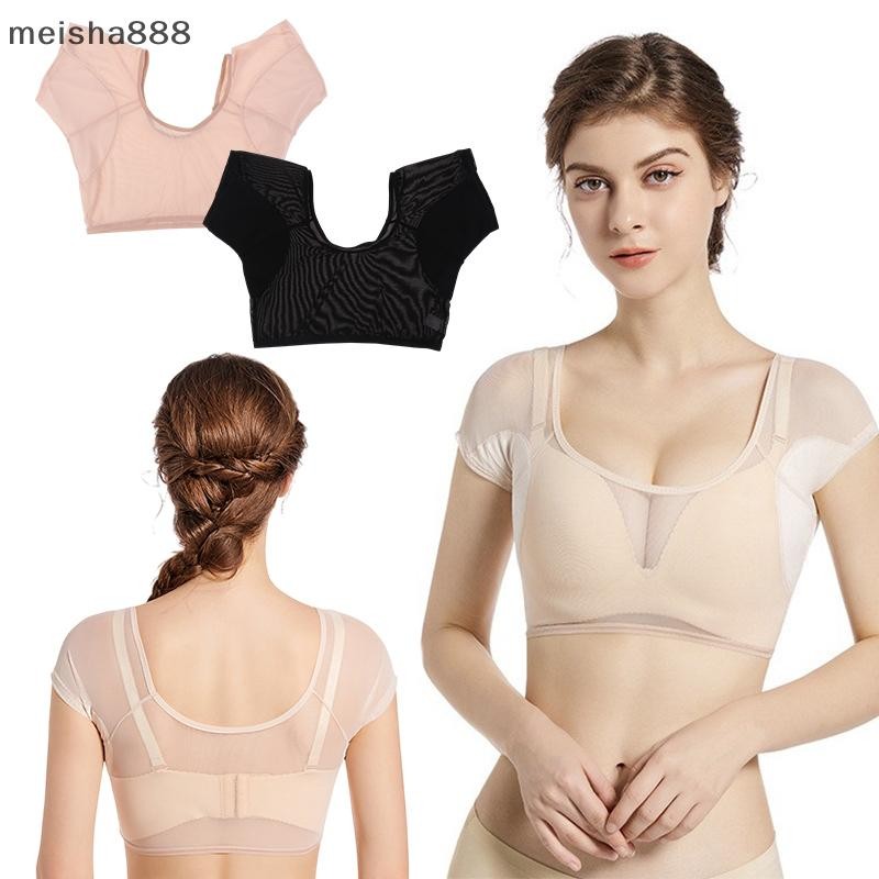 Meisha888 Áo Thun Hình Dạng Miếng Lót Mồ Hôi Có Thể Giặt Nách Nách Miếng Lót Mồ Hôi Có Thể Tái Sử Dụ